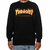 Moletom Thrasher Magazine Flame Careca Blk