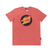 Camiseta Santa Cruz Flaming Dot Front - Salmão