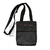 Shoulder Bag Sigilo Maserati Preta costura Marrom