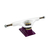 Truck Stronger Double Hollow Branco/Roxo 129mm - comprar online