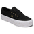 Tênis DC SHOES Trase Plataform Black/Gold/Gold Sprinkles