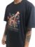 Camiseta Lrg West Giraffe Preta