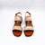 Sandalia Heras Rafia Camel - comprar online