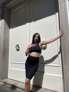 Falda para embarazo en supplex - comprar online