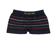 Kids / Seamless / Art. 5524 - Boxer Algodón Rayado tres colores - Andros