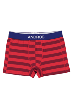 Costura / Art. 5902 - Boxer Algodón Lycra Rayado - Andros