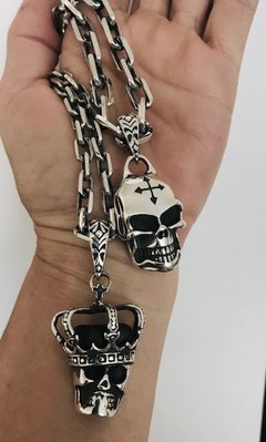 Dije CALAVERA CON CORONA - CO&CO Joyeria & Diseño