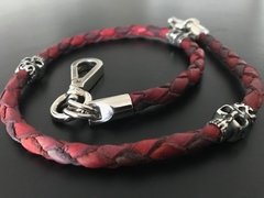 Cadena para Billetera de Cuero con Calaveras Mexicanas x3 - comprar online