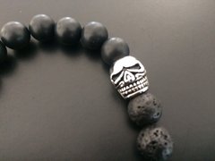 Pulsera Lava & Onix calavera enojada en internet