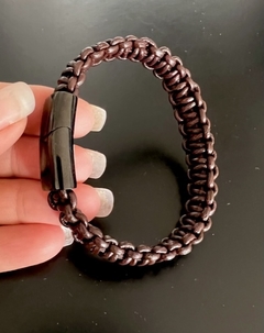 *Pulsera TEJIDA CHOCOLATE en internet