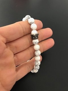 *Pulsera CORONITA piedras blancas en internet