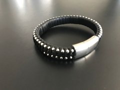 Imagen de Pulsera TEJIDA PUNTOS DE ACERO