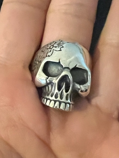 Anillo FLOWER SKULL