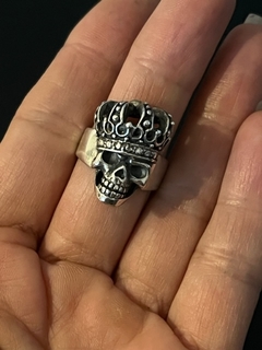 Anillo CALAVERA CORONADA - comprar online