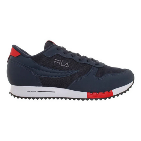 ZAPATILLAS FILA HOMBRE EURO JOGGER SPORT MARINO/ROJO/GRAFITO (11398583317)