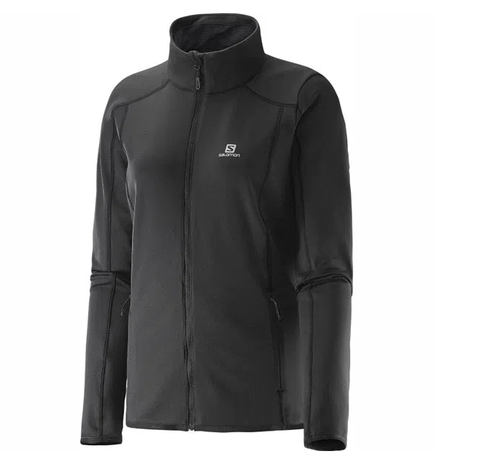 CAMPERA MUJER SALOMON NACVERY FZ II W BLACK (17325)