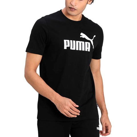 REMERA HOMBRE PUMA ESS LOGO BLACK (84588501)