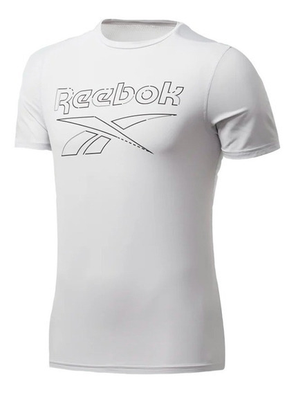 REMERA DE RUNNING HOMBRE REEBOK WOR AC GRAPHIC SS Q PORCEL (FU3287)