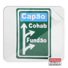 Adesivo Placa Fundão 13 X 9,5 - comprar online