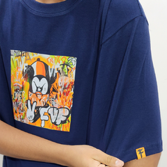 CAMISA GRAFITE MICKEY AZUL VF - comprar online