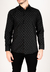 Camisa Corte Clasico Negro Fant Flor 1605 - comprar online