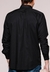 Camisa Corte Clasico Liso Negro 1610 - Pato Pampa