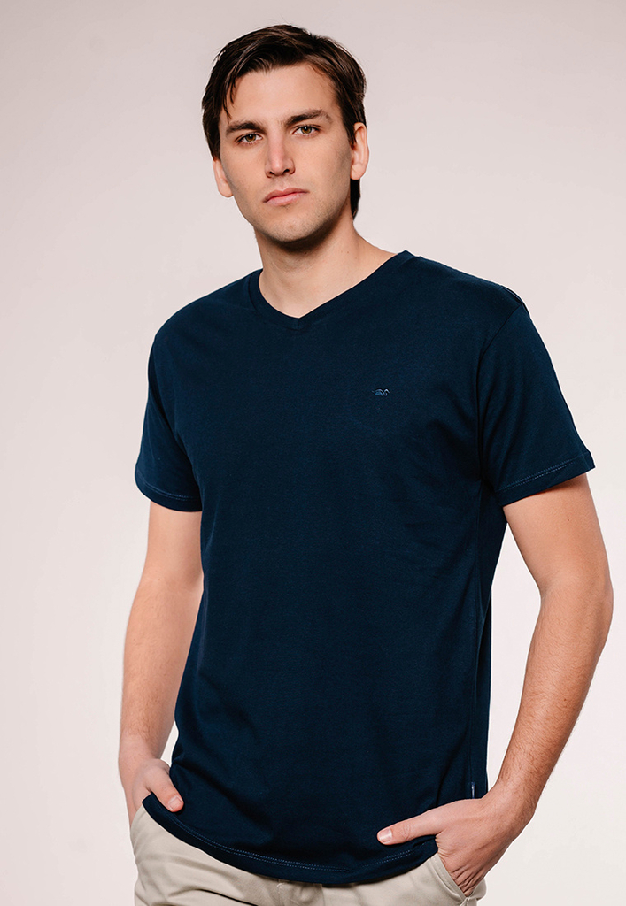 Remera Escote V Marino Comprar en Pato Pampa