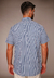 Camisa Corte Clasico Rayada Azul Blanco 14164 - comprar online