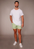 Shorts Baño Imprenta Verde - tienda online