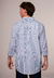 Camisa Corte Basico Rayada Bot Azul 1586 en internet