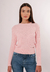 Sweater Dama Espigado Rosa