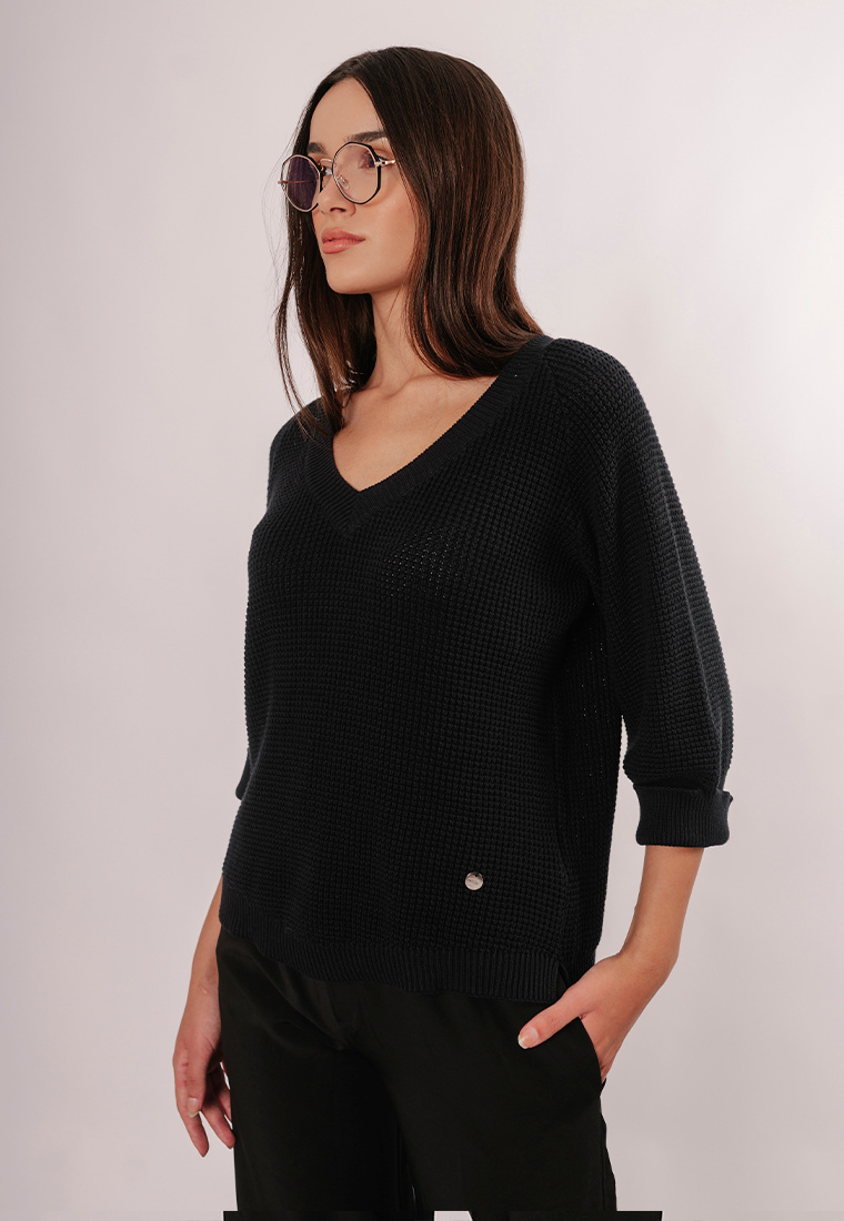 Sueter negro dama new arrivals