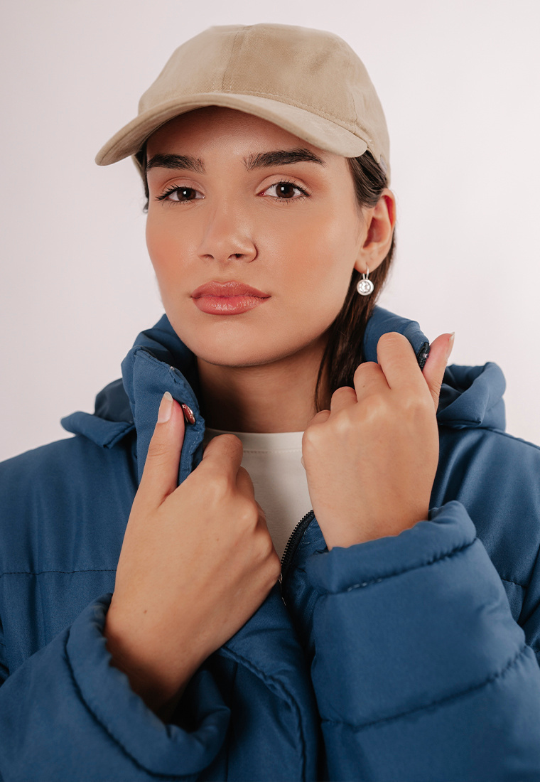 Campera Abrigo Larga Dama Azulino Pato Pampa