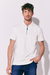 Chomba con cierre Pima Jersey Blanco - comprar online