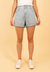 Shorts Dama Cint Elast Ursula Celeste Pastel - tienda online