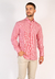 Camisa Corte Clasico Mtl Rojo 1519 - tienda online