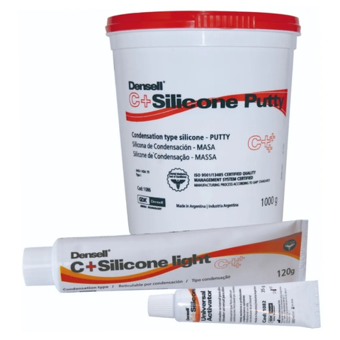 Silicona Transparente Cristal A+ Easydent densell Odontologia Dental