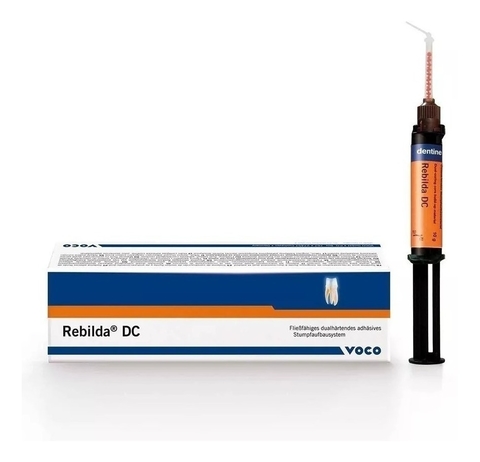 REBILDA DC resina de curado dual para de postes y reconstruccion de muñones (DENTINA) - VOCO 1 jeringa 10 gramos