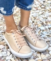 Zapatilla Erin Logo Nude-OUTLET