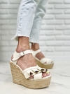 Sandalia Sweet Retro Off White-OUTLET