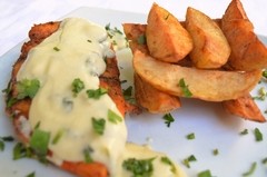 Pechuga grillé a la crema de verdeo y papas rústicas - comprar online