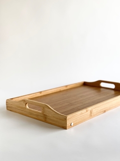 NEW BAMBOO Bandeja de cama natural A 20 x An. 50 x P 30 cm