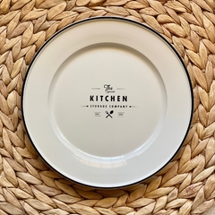 Plato de postre enlozado Kitchen