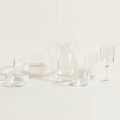 Set de 6 Vasos de Acrílico Lisos - Linea Ischia - tienda online