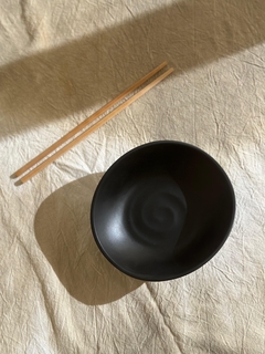 Plato Bowl Sushi OIKO Negro Mate - comprar online