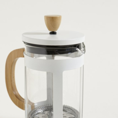 Cafetera con embolo crema y bamboo 800 ML en internet