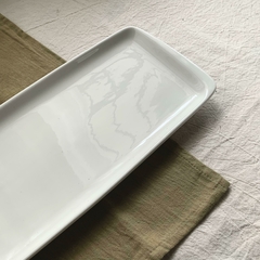 Bandeja Ceramica Blanca - G - Minimalista - comprar online