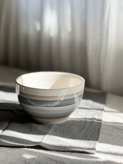 Bowl Blanco de Ceramica Santorini
