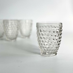Juego de 6 Vasos de Vidrio Burbuja - comprar online