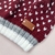 GORRO POMPON COMBINADO BORDO - tienda online